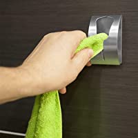 Tatkraft IDA – Gancho Pared Adhesivo para Cocina Bano Oficina – Colgador para Trapos- Albornoz- Toallas - Acero…